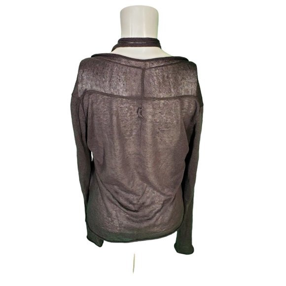 Hannes Roether Humbel Desert Core Linen Sweater Gray Sm $325 - Picture 5 of 7
